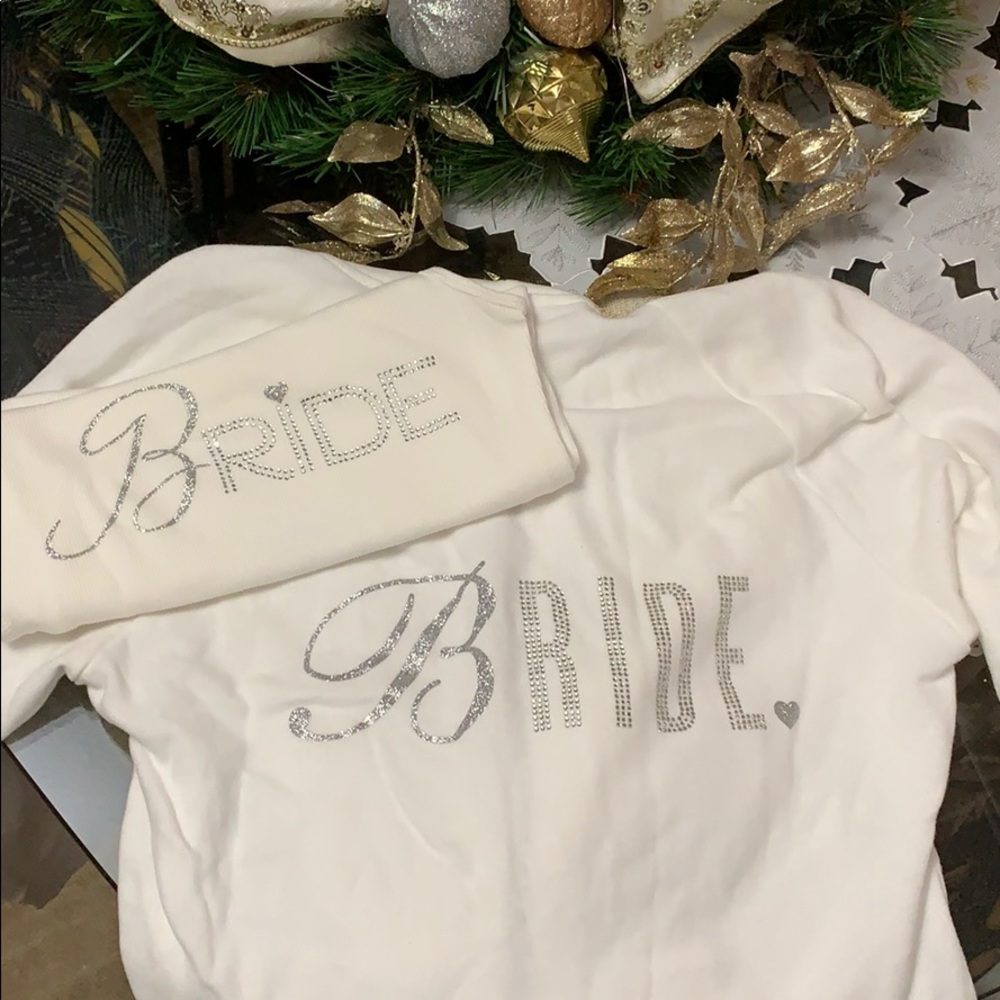 Victoria’s Secret bride tank & matching hoodie